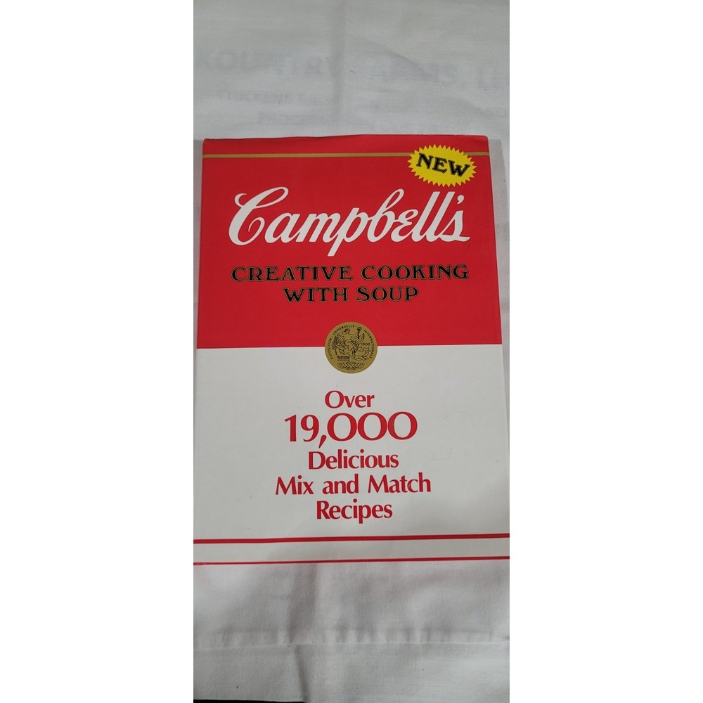 Vintage 1985 Campbell's Cooking With Soup Recipes Cookbook Cook Book Hardcover